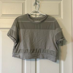 Alo Yoga cropped mesh top